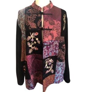 White Stag Vintage Kimono style Jacket with beautiful embroidered patchwork